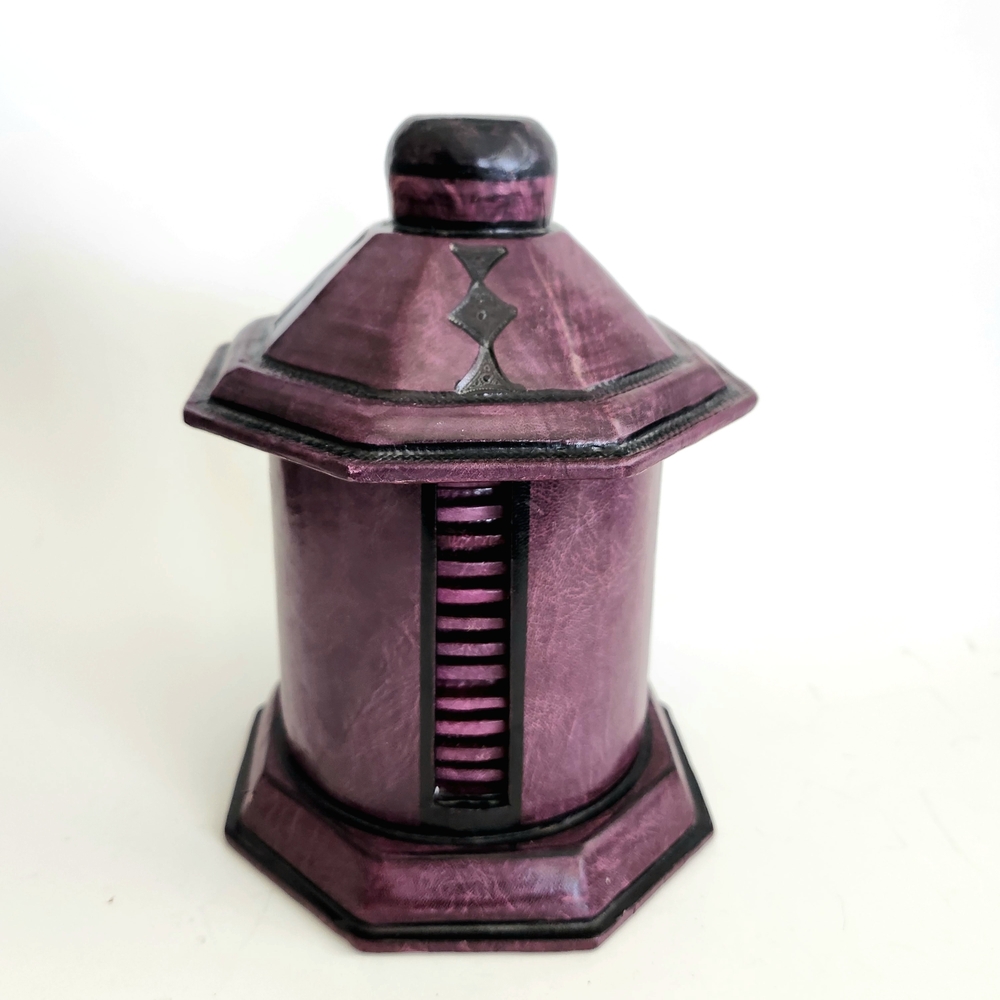 Purple Decorative Canister